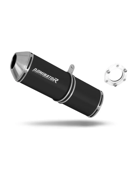 Silencieux bolt-on Dominator OVR Noir pour Suzuki GSXR 750 SRAD (1996-1999)