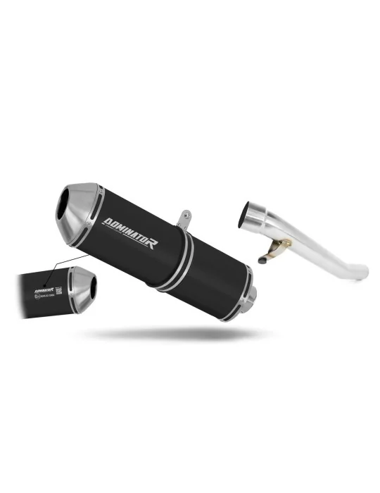 Silencieux slip-on homologué Dominator OVR Noir pour Suzuki GSXF 750 (1998-2006)