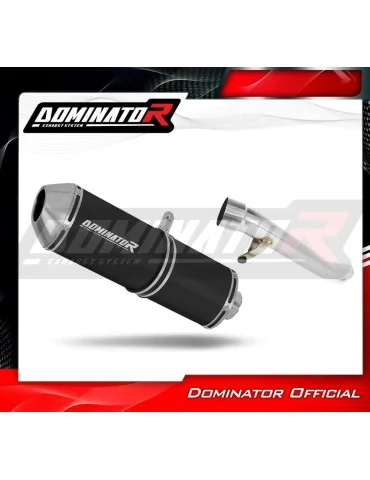 Silencieux slip-on Dominator OVR Noir pour Suzuki GSXF 750 (1998-2006)
