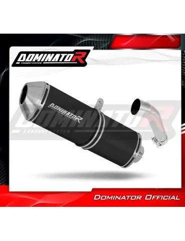 Silencieux slip-on Dominator OVR Noir pour Suzuki GSR 750 (2011-2016)