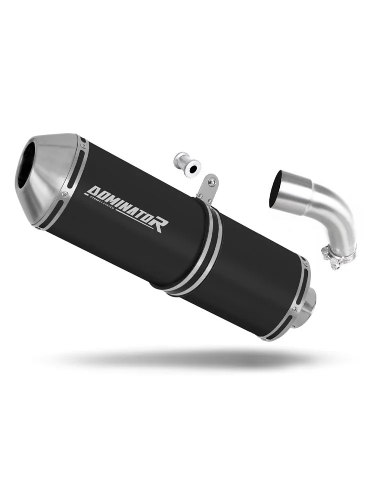 Silencieux slip-on Dominator OVR Noir pour Suzuki SV 650 (2016-2023)
