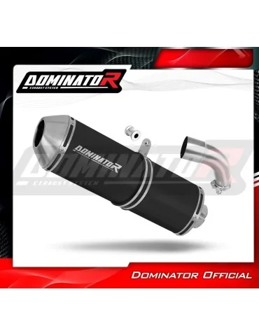 Silencieux slip-on Dominator OVR Noir pour Suzuki SV 650 (2016-2023)