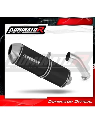 Silencieux slip-on Dominator OVR Noir pour Suzuki SV 650 S (2003-2015)
