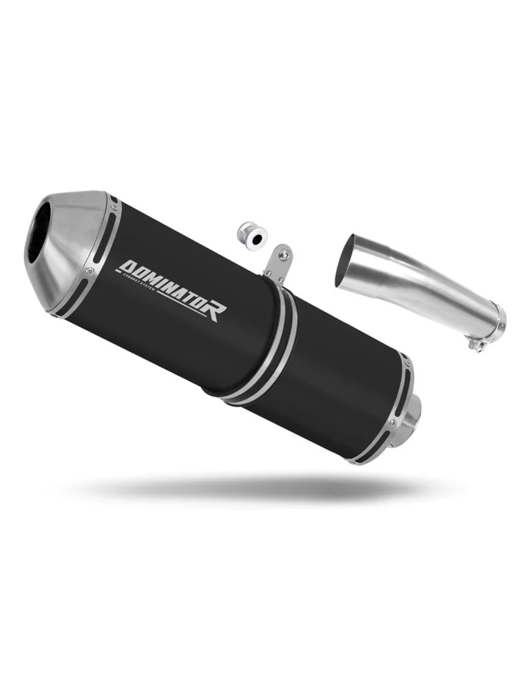 Silencieux slip-on Dominator OVR Noir pour Suzuki SV 650 N (1999-2002)