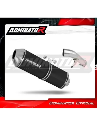 Silencieux slip-on Dominator OVR Noir pour Suzuki GSXF 650 (2007-2016)
