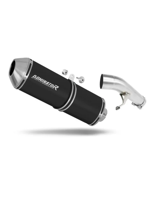 Silencieux slip-on Dominator OVR Noir pour Suzuki GSF 650 Bandit N / S (2007-2016)