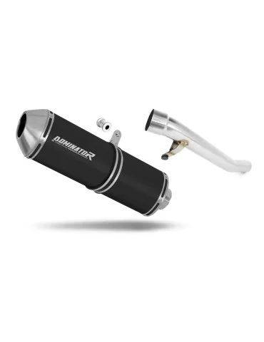 Silencieux slip-on Dominator OVR Noir pour Suzuki GSF 650 Bandit N / S (2005-2006)