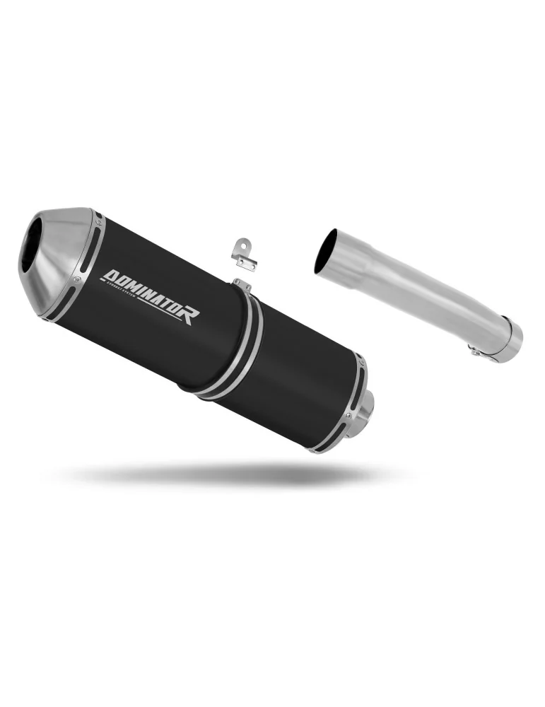 Silencieux slip-on Dominator OVR Noir pour Suzuki DR 650 R / RU / S (1990-1995)