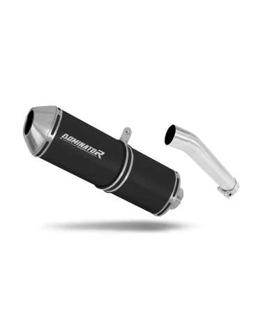 Silencieux slip-on Dominator OVR Noir pour Suzuki DL 650 V-Strom (2004-2006)