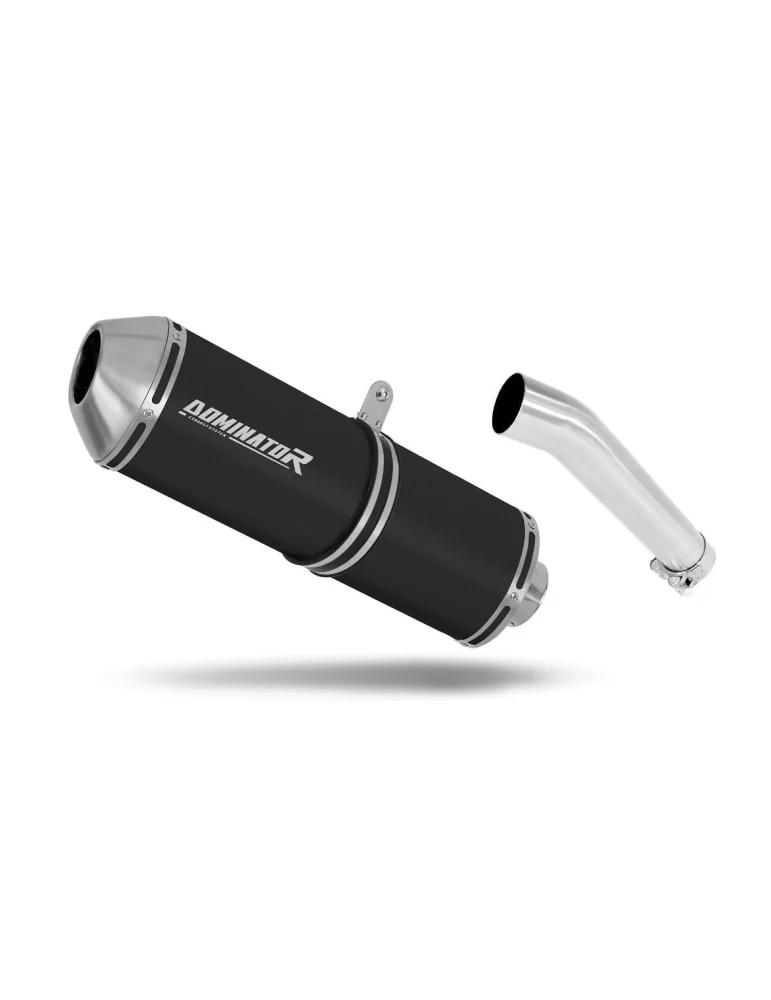 Silencieux slip-on Dominator OVR Noir pour Suzuki DL 650 V-Strom (2004-2006)