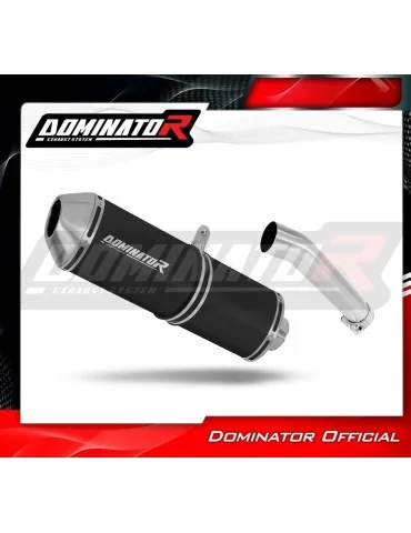 Silencieux slip-on Dominator OVR Noir pour Suzuki DL 650 V-Strom (2004-2006)