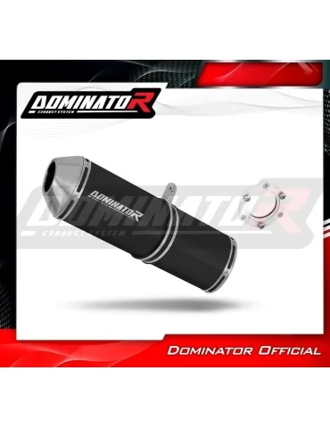 Silencieux bolt-on Dominator OVR Noir pour Suzuki GSXR 600 SRAD (1997-2000)