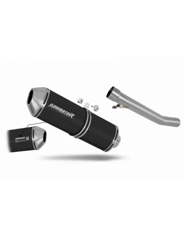 Silencieux slip-on homologué Dominator OVR Noir pour Suzuki GSXF 600 (1998-2006)