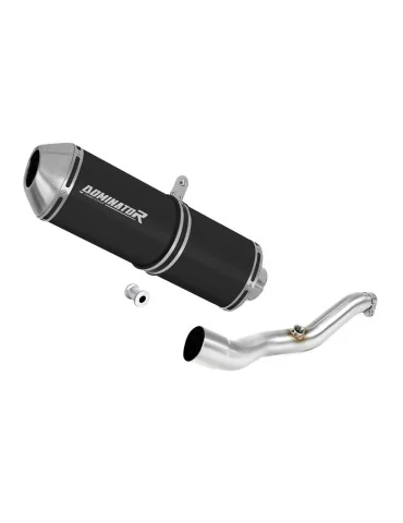 Silencieux slip-on Dominator OVR Noir pour Suzuki Burgman 400 (2007-2016)