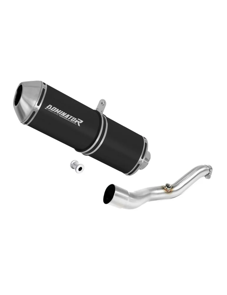 Silencieux slip-on Dominator OVR Noir pour Suzuki Burgman 400 (2007-2016)