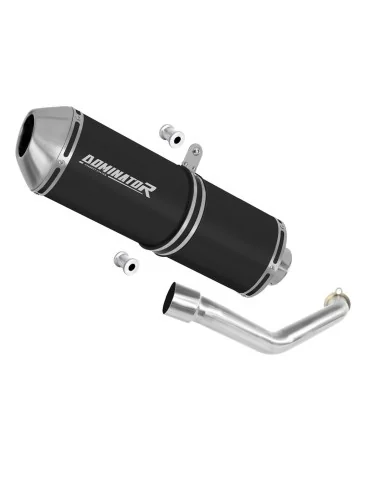 Silencieux slip-on Dominator OVR Noir pour Suzuki Burgman 400 (2003-2006)