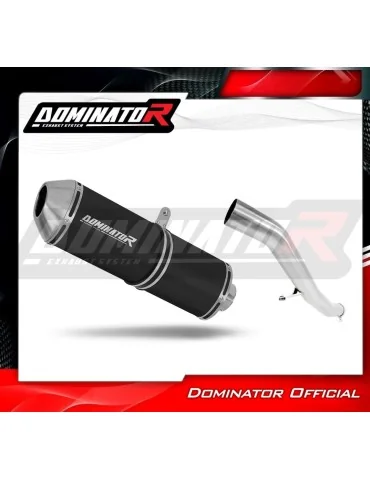 Silencieux slip-on Dominator OVR Noir pour Kawasaki GTR 1400 (2007-2009)