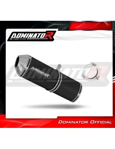 Silencieux bolt-on Dominator OVR Noir pour Kawasaki ZRX 1200 (2001-2007)