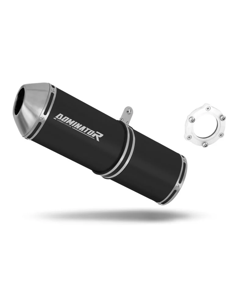 Silencieux bolt-on Dominator OVR Noir pour Kawasaki ZRX 1100