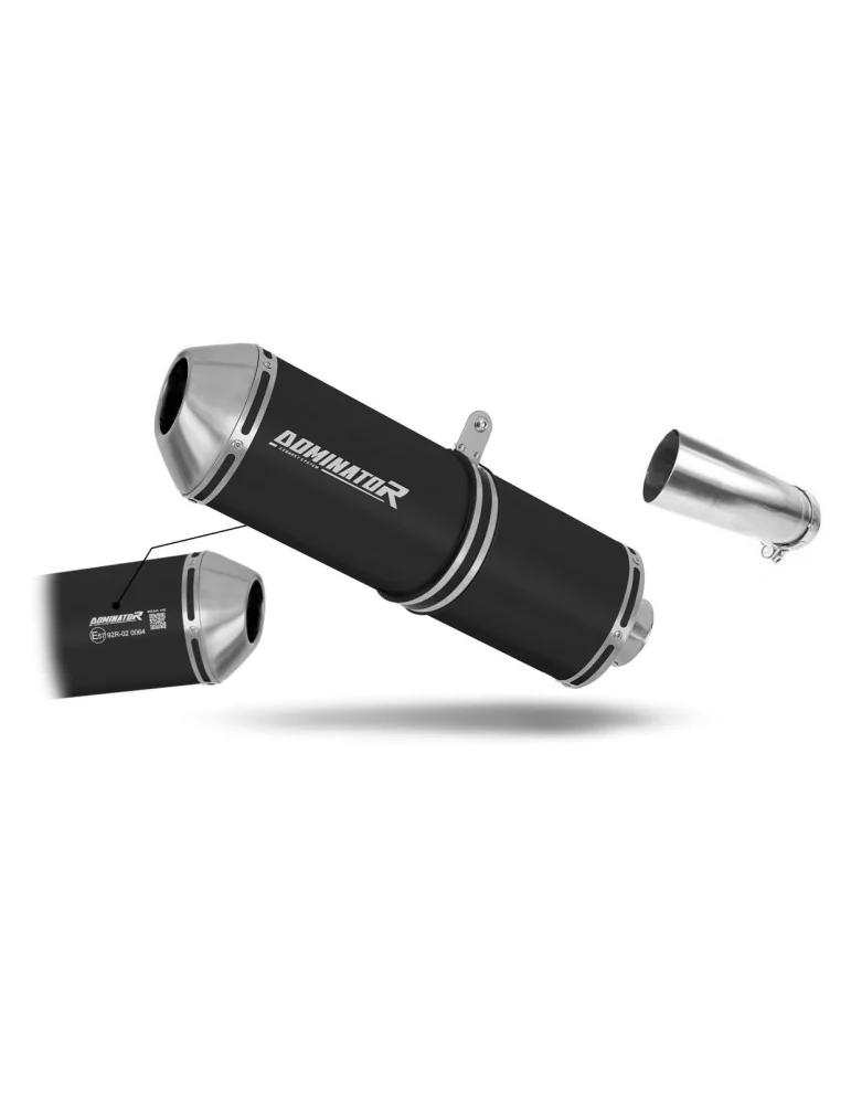 Silencieux slip-on homologué Dominator OVR Noir pour Kawasaki ZX10R (2011-2015)