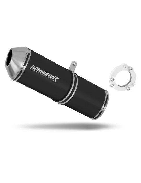Silencieux bolt-on Dominator OVR Noir pour Kawasaki ZX9R (1994-2002)