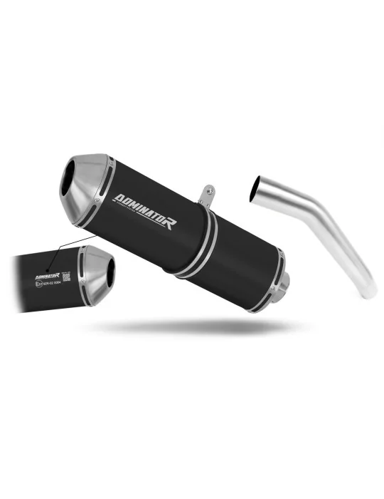 Silencieux slip-on homologué Dominator OVR Noir pour Kawasaki Z750 (2007-2012)