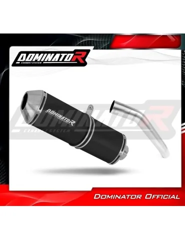 Silencieux slip-on Dominator OVR Noir pour Kawasaki Z750 (2007-2012)