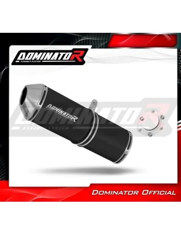 Silencieux bolt-on Dominator OVR Noir pour Kawasaki ZX7R (1996-2003)