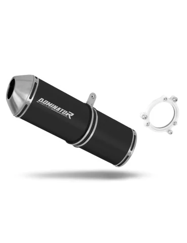 Silencieux bolt-on Dominator OVR Noir pour Honda CBR 929 (2000-2001)