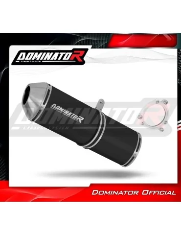 Silencieux bolt-on Dominator OVR Noir pour Honda CBR 929 (2000-2001)