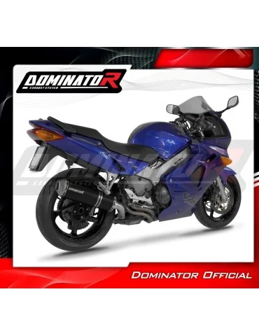 Silencieux slip-on Dominator OVR Noir pour Honda VFR 800 Fi (1998-2001)