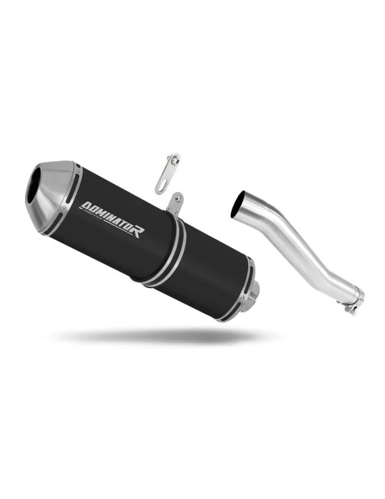 Silencieux slip-on Dominator OVR Noir pour Honda XRV 750 Africa Twin RD07 (1993-1995)