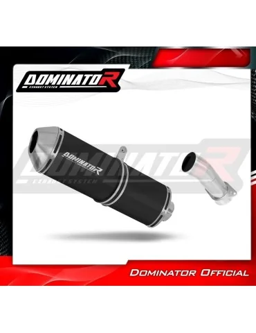 Silencieux slip-on Dominator OVR Noir pour Honda VFR 750 (1993-1997)