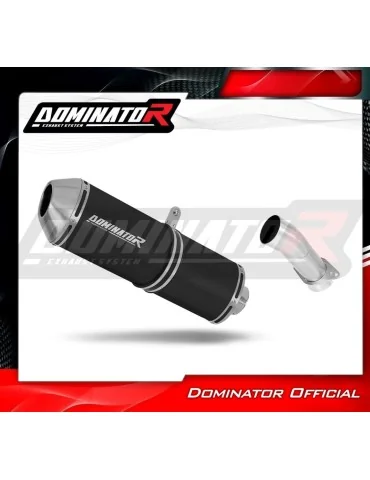 Silencieux slip-on Dominator OVR Noir pour Honda VFR 750 (1990-1992)