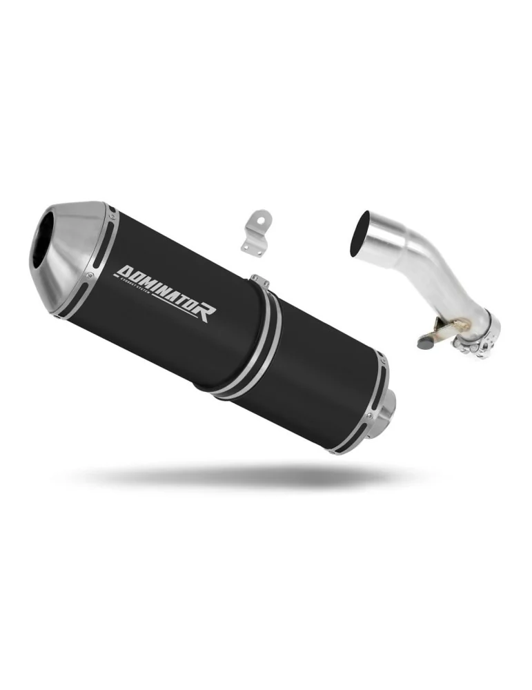 Silencieux slip-on Dominator OVR Noir pour Honda NC 700 / 750 D Integra (2012-2020)