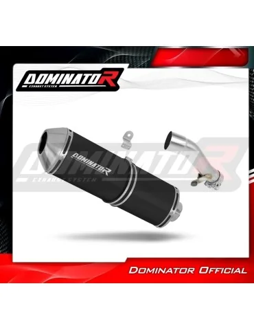 Silencieux slip-on Dominator OVR Noir pour Honda NC 700 / 750 X (2012-2020)