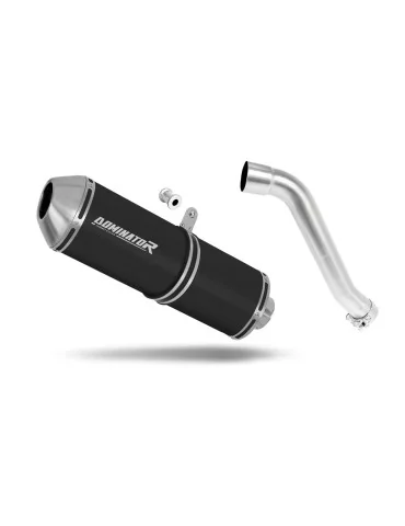 Silencieux slip-on Dominator OVR Noir pour Honda XL 650 V Transalp (2001-2007)