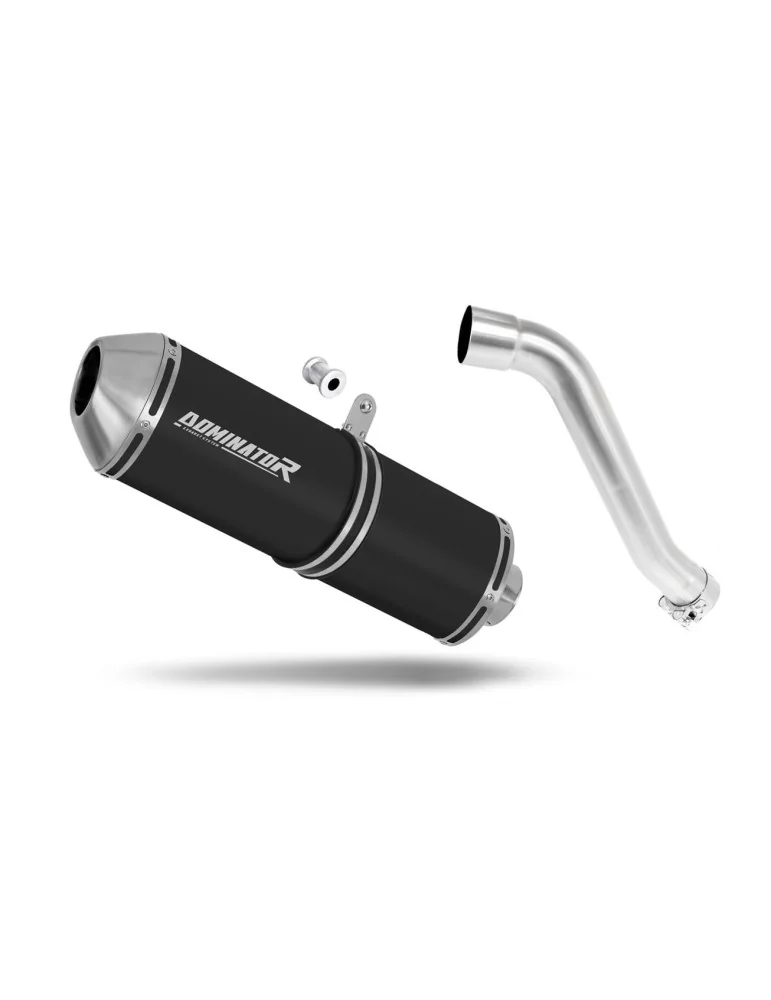 Silencieux slip-on Dominator OVR Noir pour Honda XL 650 V Transalp (2001-2007)