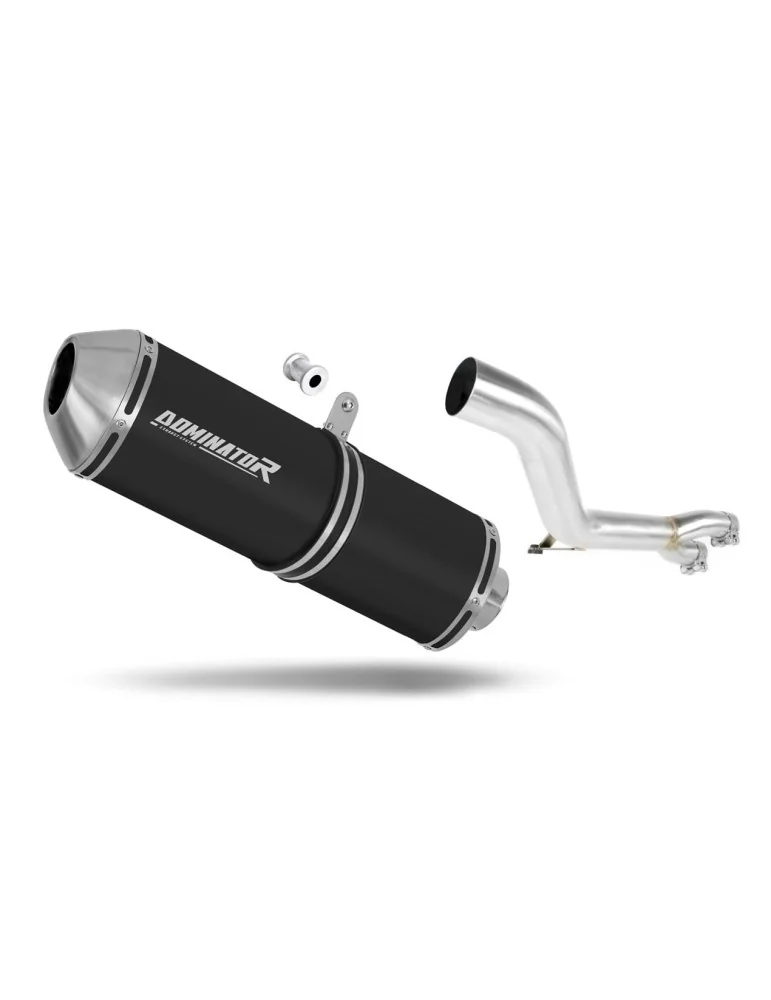 Silencieux slip-on Dominator OVR Noir pour Honda NT 650 V Deauville RC47 (1998-2005)