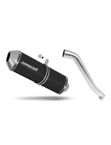 Silencieux slip-on Dominator OVR Noir pour Honda XL 600 V Transalp (1987-2000)