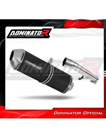 Silencieux slip-on Dominator OVR Noir pour Honda CBF 600 (2008-2013)