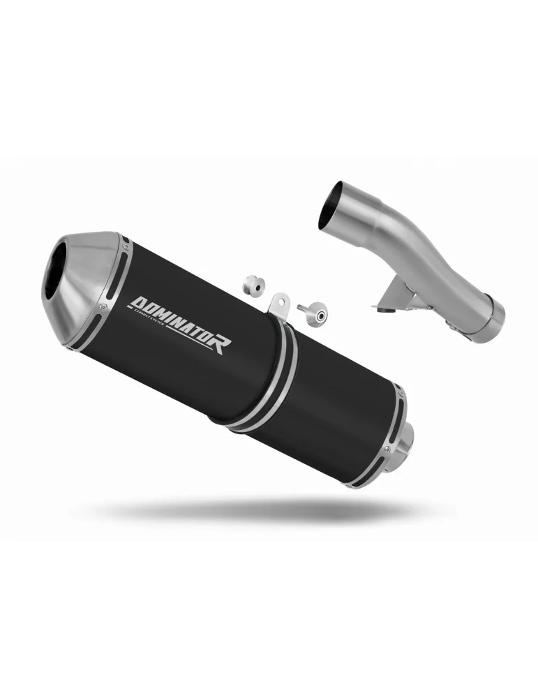 Silencieux slip-on Dominator OVR Noir pour Honda CBF 600 (2004-2007)