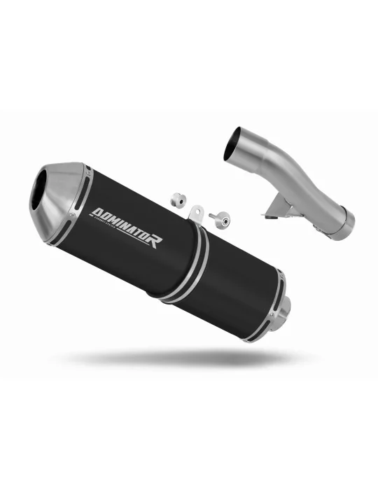 Silencieux slip-on Dominator OVR Noir pour Honda CBF 600 (2004-2007)