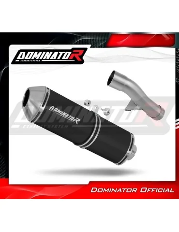 Silencieux slip-on Dominator OVR Noir pour Honda CBF 600 (2004-2007)