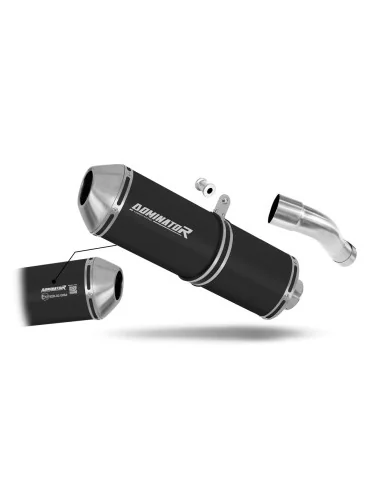 Silencieux slip-on homologué Dominator OVR Noir pour Honda CB 600F Hornet PC41 (2007-2013)