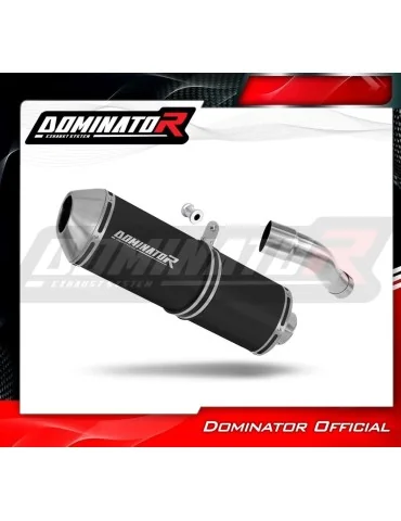 Silencieux slip-on Dominator OVR Noir pour Honda CB 600F Hornet PC41 (2007-2013)