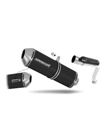 Silencieux slip-on homologué Dominator OVR Noir pour Honda CB 600F Hornet (2003-2006)