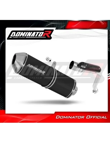 Silencieux slip-on Dominator OVR Noir pour Honda CB 600F Hornet (2003-2006)