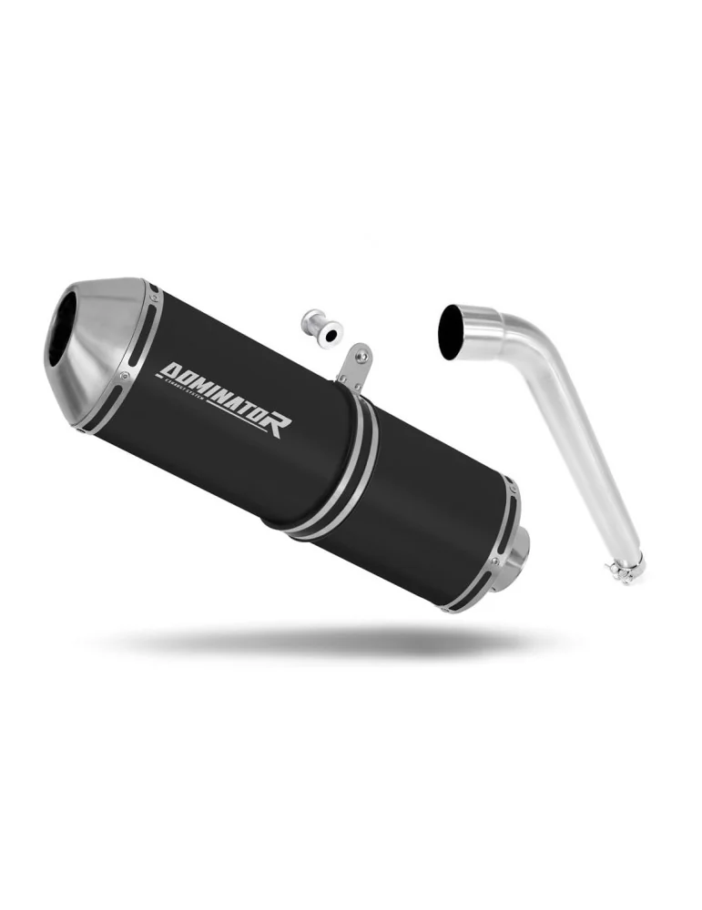 Silencieux slip-on Dominator OVR Noir pour Honda XL 125 V Varadero (2007-2012)