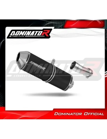 Silencieux slip-on Dominator OVR Noir pour BMW R1200RS (2015-2018)